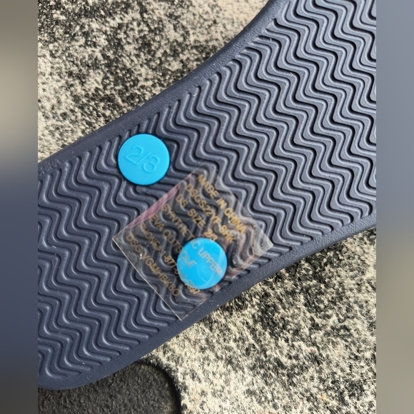 NWT DSG Shark Boys Flip Flop Sandals Size 2/3 Blue Summer Beach - Picture 5 of 6